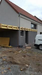 Construction d'un carport à ossature bois par SARL Lemaire & Fils (Béthune)