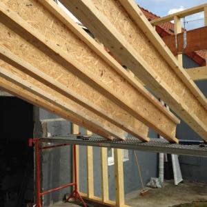 Construction d'une extension de maison à ossature bois - Lemaire & Fils (Annezin)